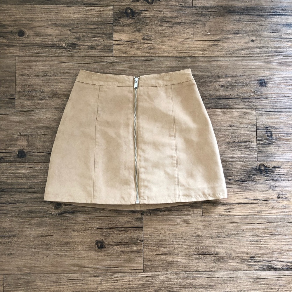 H&M suede skirt